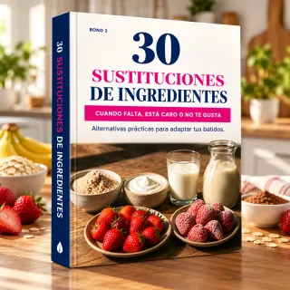 Portada del bono Guía con 30 Sustituciones de Ingredientes